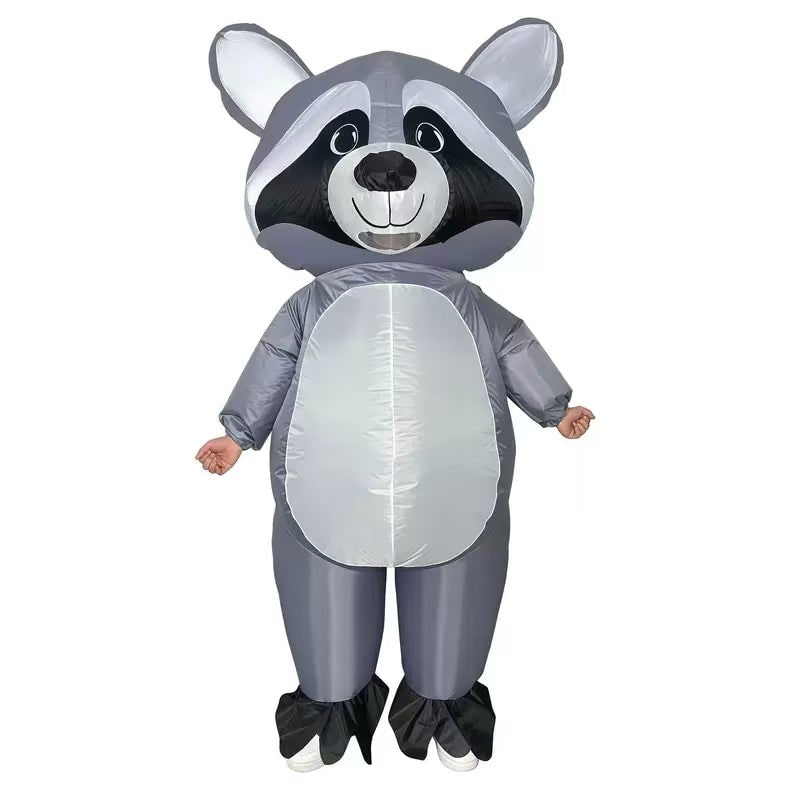 Halloween Inflatable Costume for Funny Full Body Animal Outfit with Clear Viewing Window