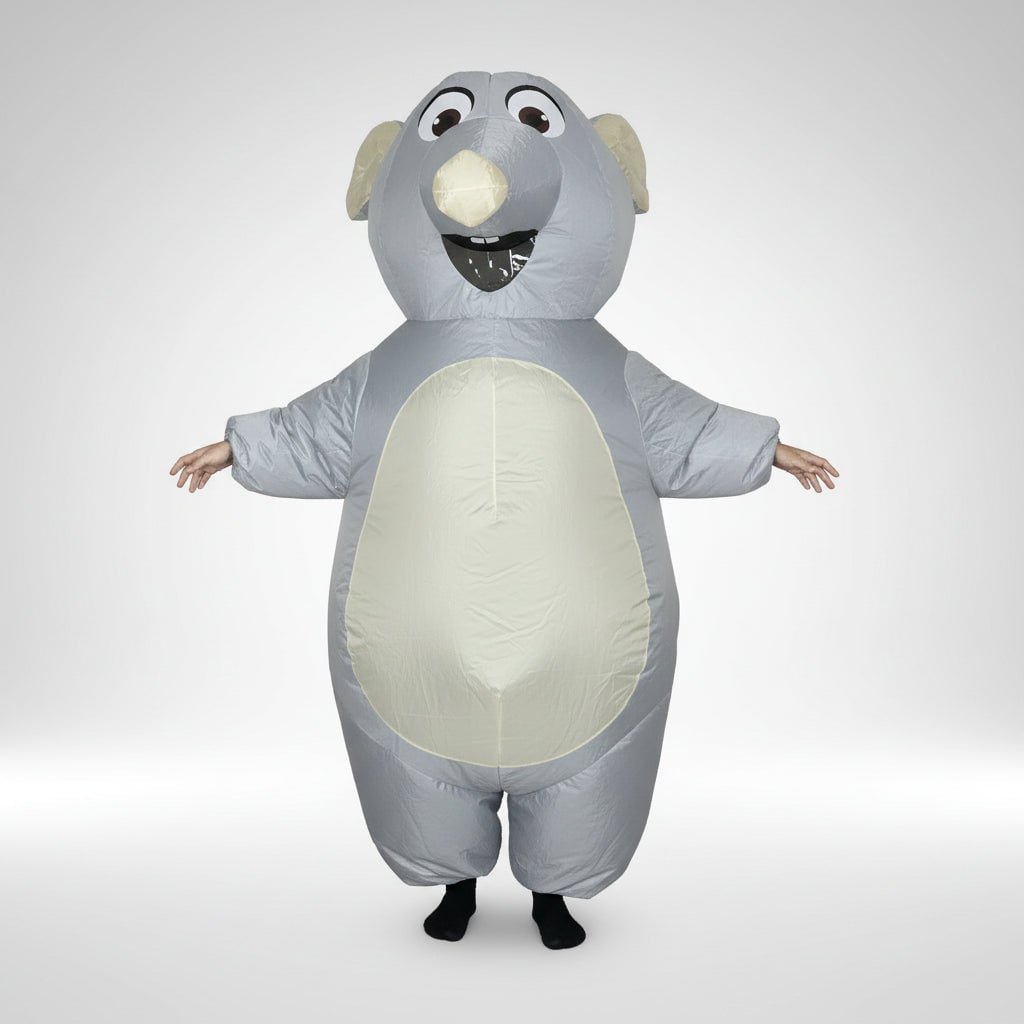 Halloween Inflatable Costume for Funny Full Body Animal Outfit with Clear Viewing Window