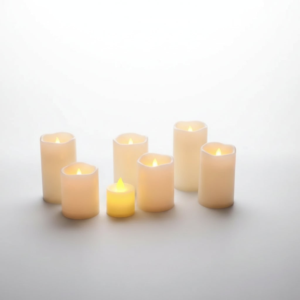 Halloween LED Fake Candles Battery Operated Flickering Lights for Indoor Decoration and Party