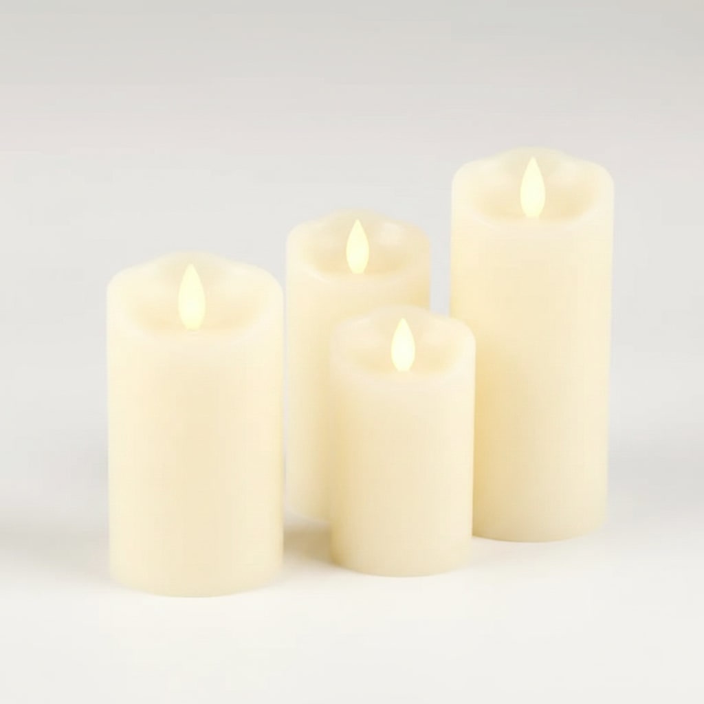 Halloween LED Fake Candles Battery Operated Flickering Lights for Indoor Decoration and Party