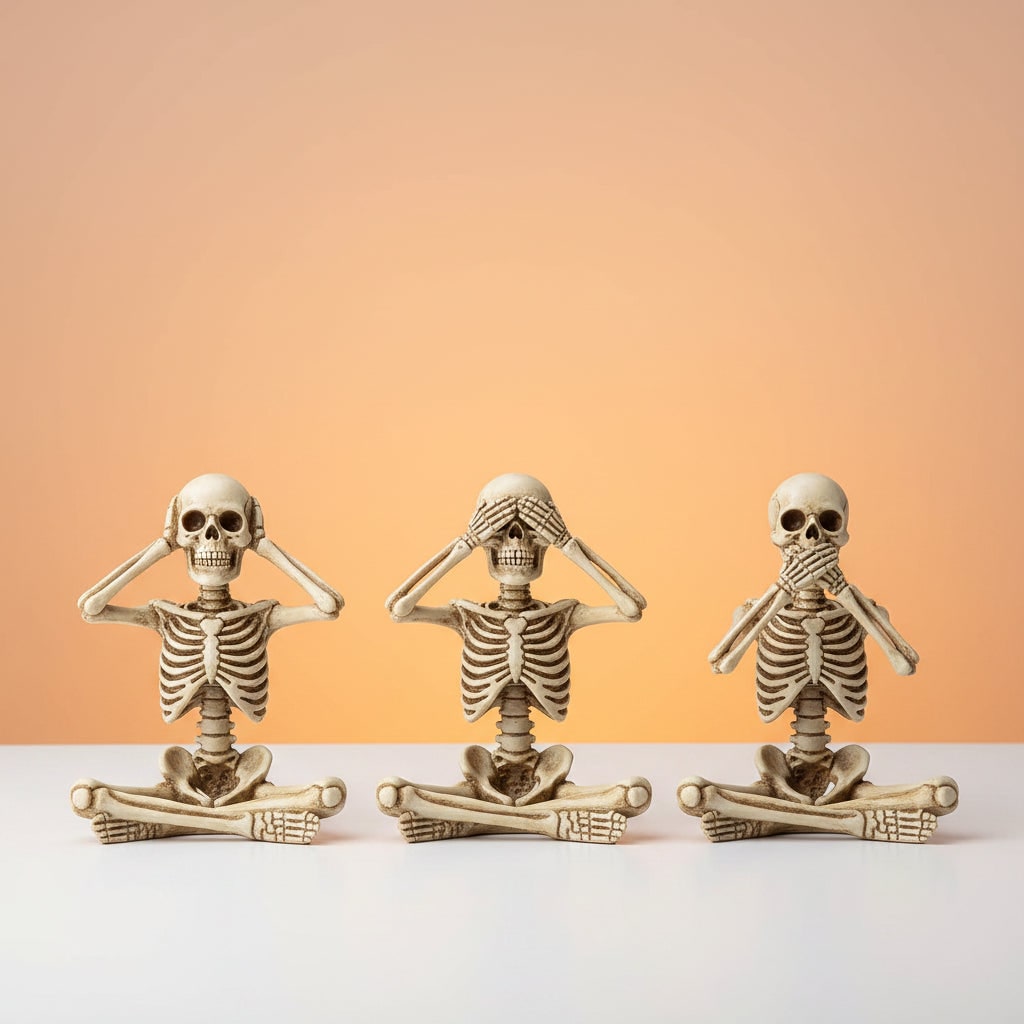 Halloween Decorations Home Decor Skeleton Shelf Sitter Set of 3 with Dangling Legs for Mantel
