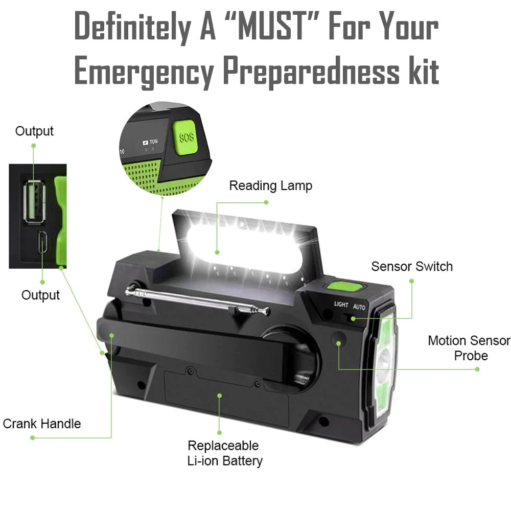 Emergency Solar Powered Radio 2.0
