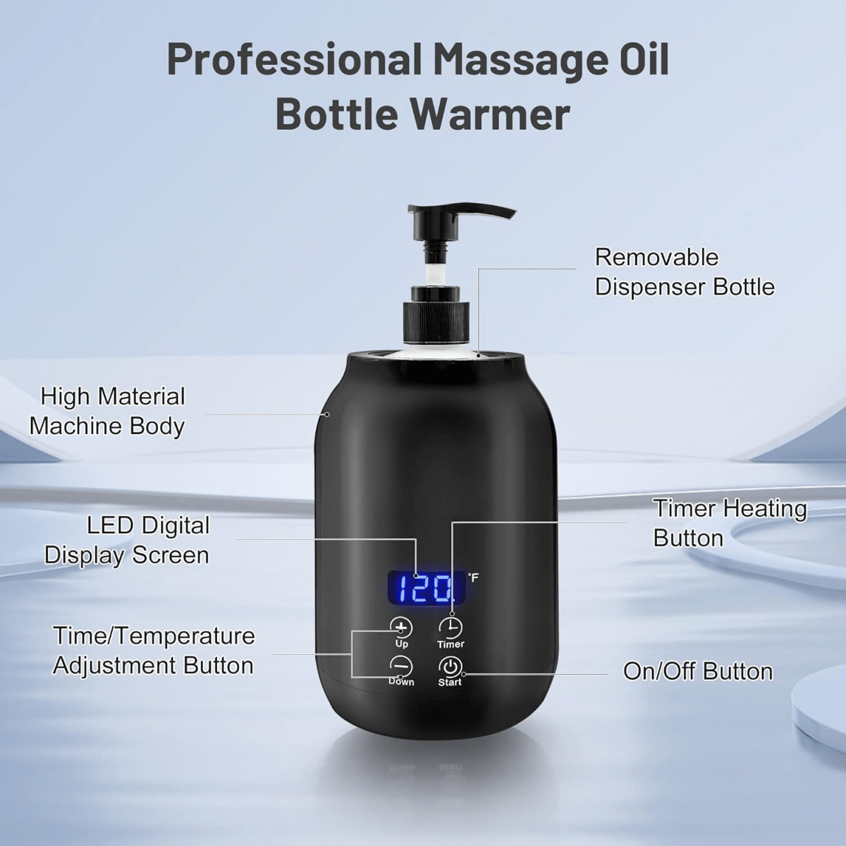 HEATBLEND – Compact Electric Oil Heater for Smooth Professional Heating