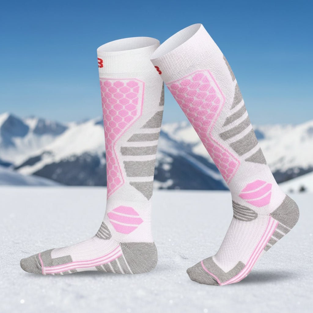 HEATFLEX SKI – Premium Thermal Ski Socks with Thickened Compression & Knee-High Warmth
