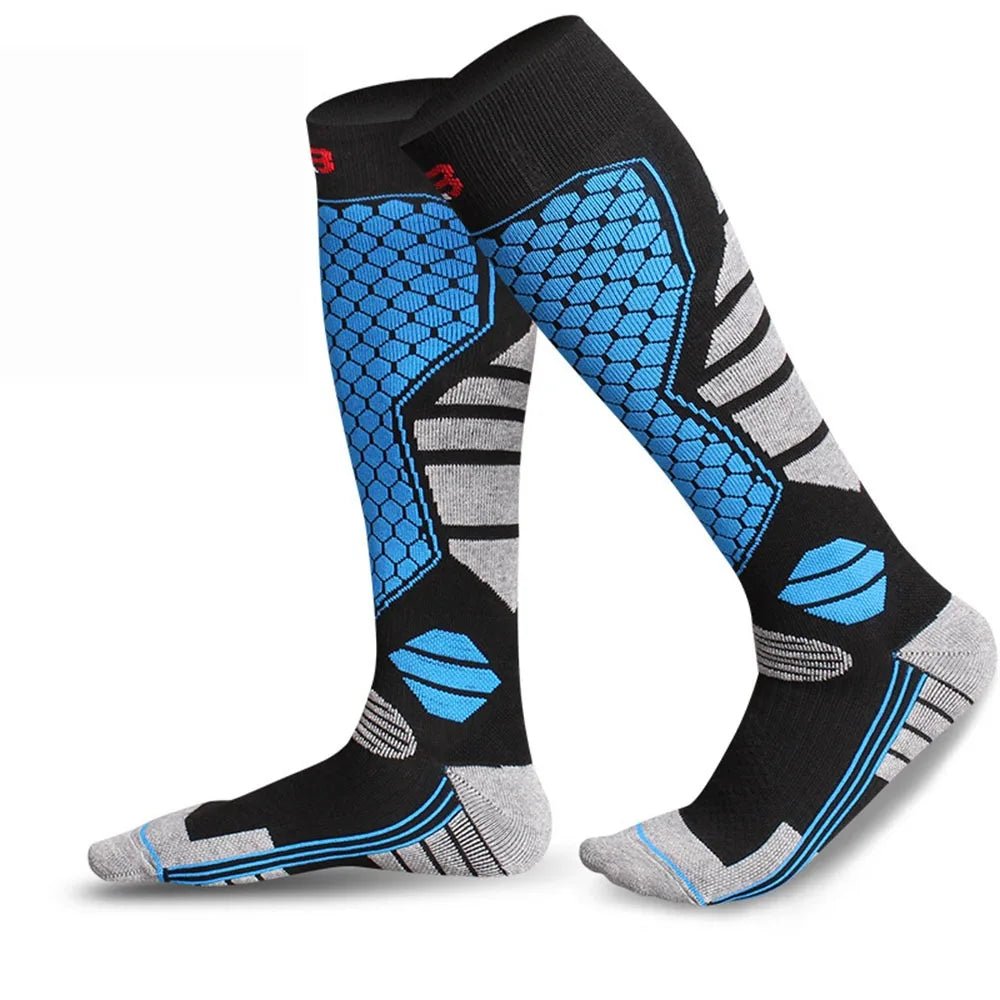 HEATFLEX SKI – Premium Thermal Ski Socks with Thickened Compression & Knee-High Warmth