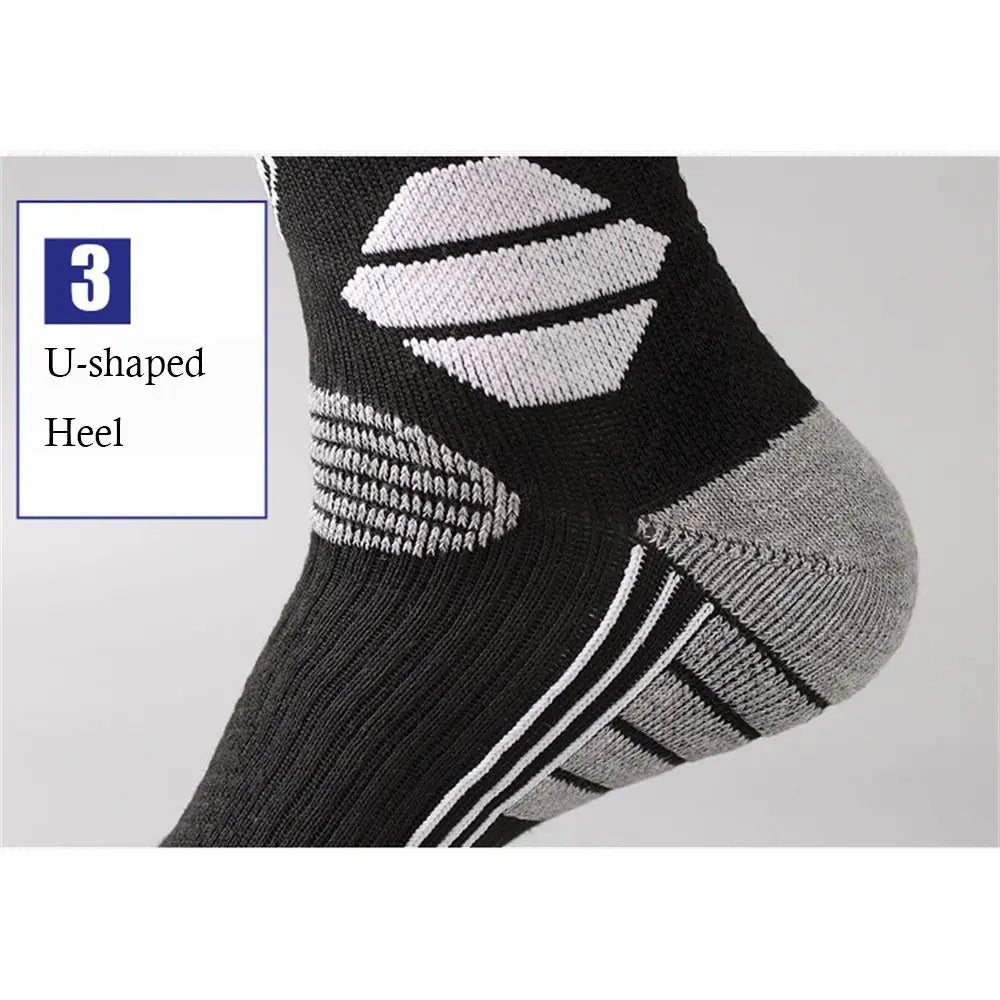 HEATFLEX SKI – Premium Thermal Ski Socks with Thickened Compression & Knee-High Warmth