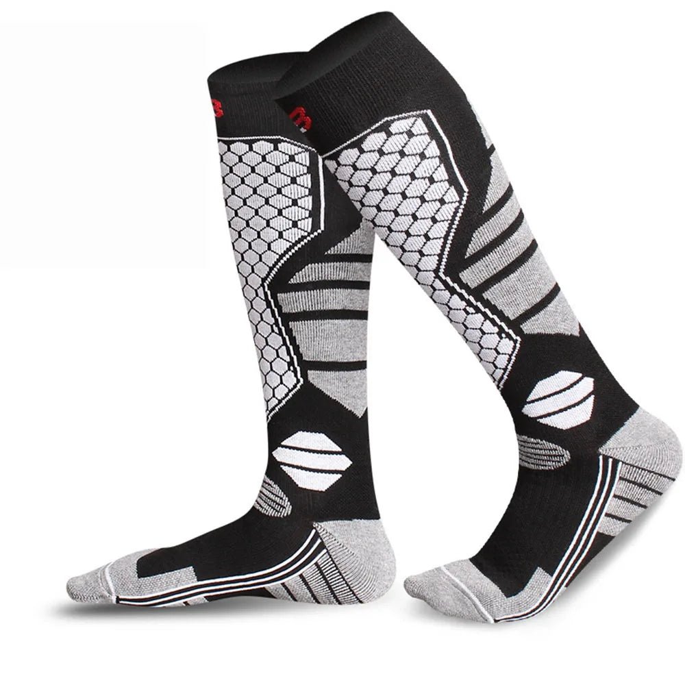 HEATFLEX SKI – Premium Thermal Ski Socks with Thickened Compression & Knee-High Warmth