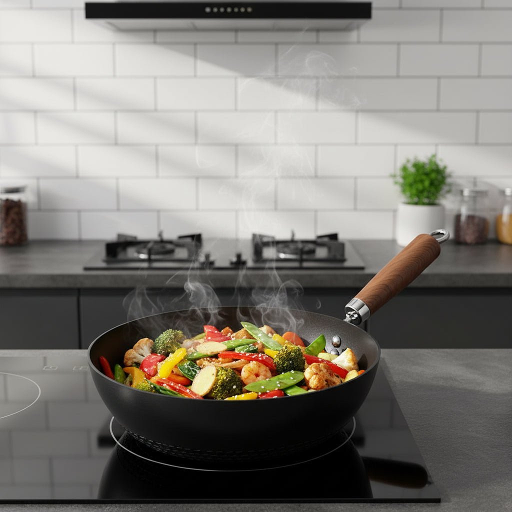 HEATFORGE – Iron Wok Built for Strong, Even Heat