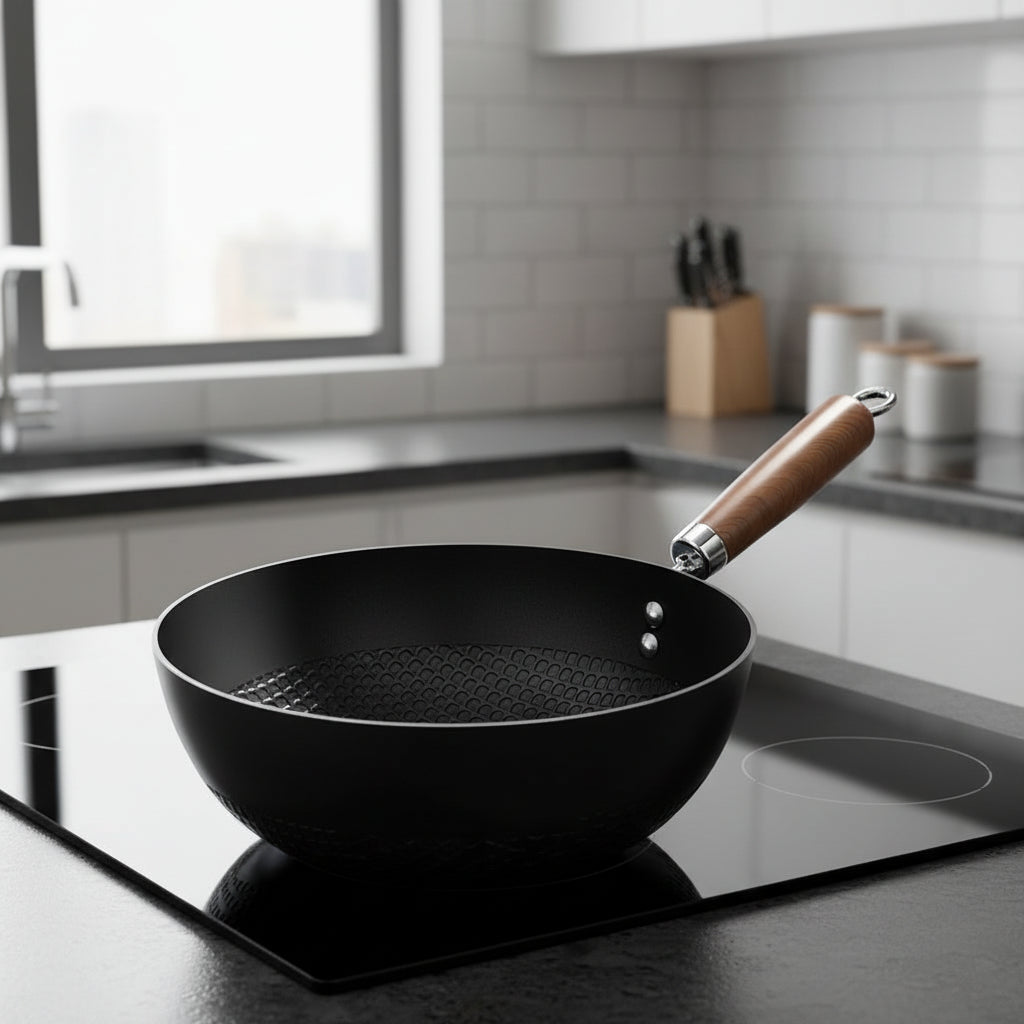 HEATFORGE – Iron Wok Built for Strong, Even Heat