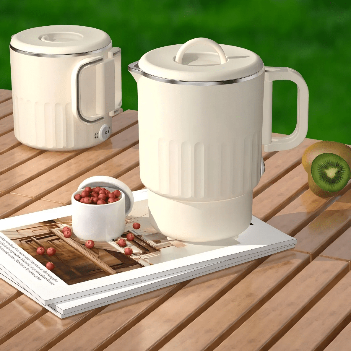 HEATSPRINT – 600W Portable Electric Kettle Compact Design for Water and Tea