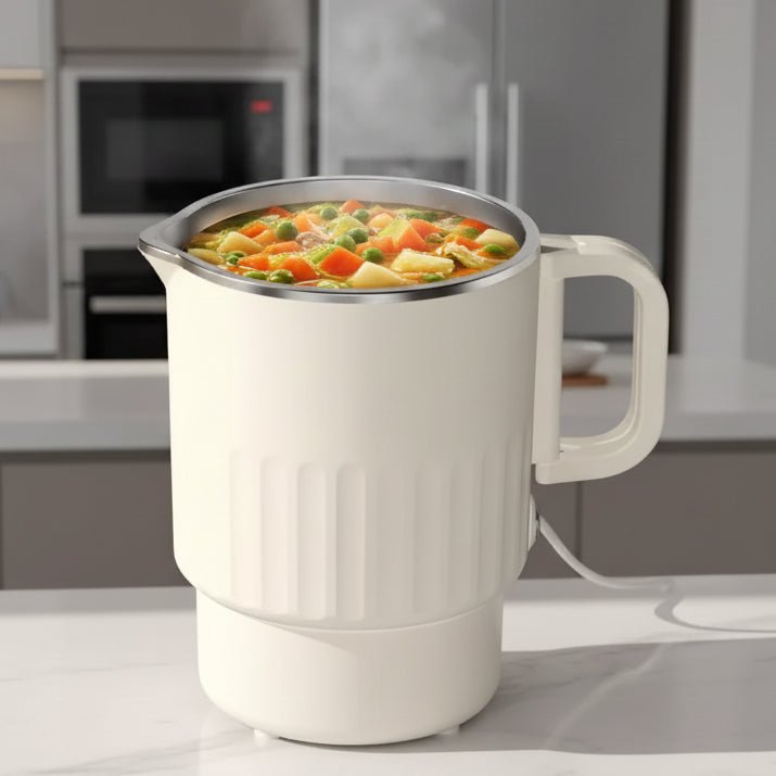 HEATSPRINT – 600W Portable Electric Kettle Compact Design for Water and Tea