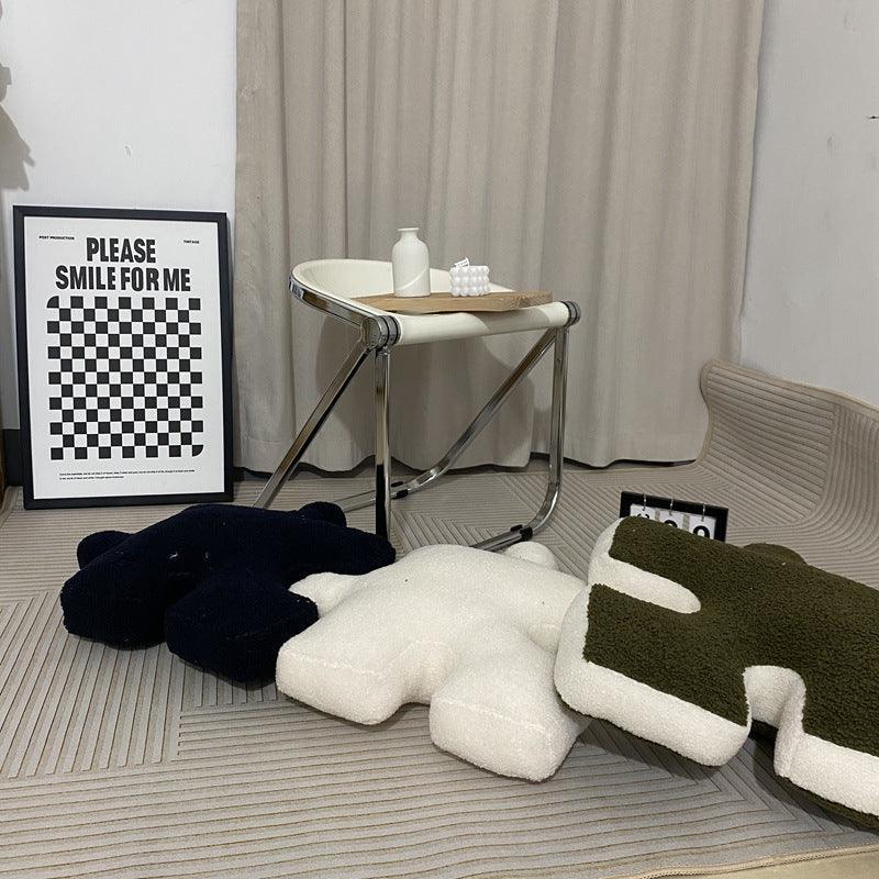 PuzzleComfort – Luxury Plush Cushion with Playful Design