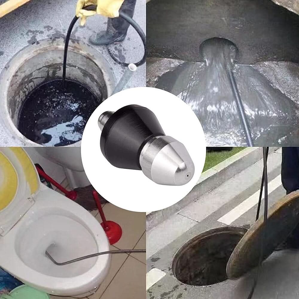 PipeClear Turbo – Powerful Jet Nozzle for Fast Blockage Removal