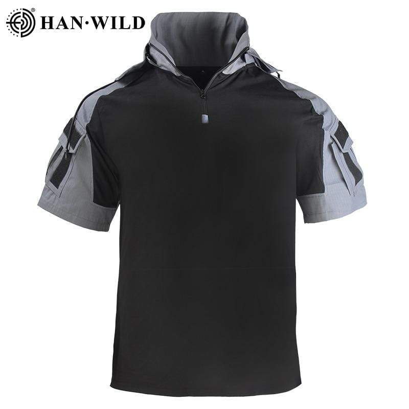 Hiking T-Shirt Short Sleeves Camouflage