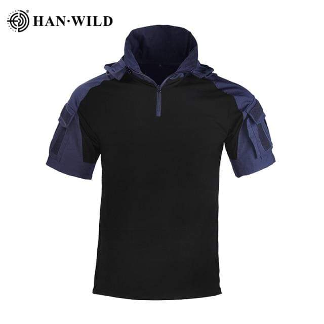 Hiking T-Shirt Short Sleeves Camouflage