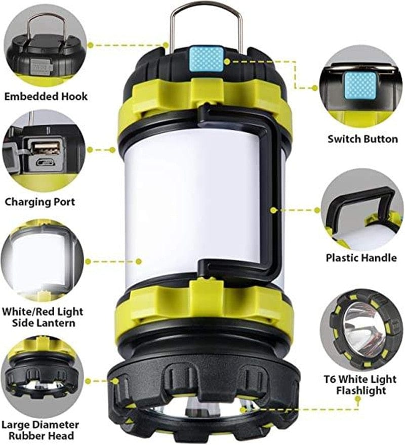 NEW * 6 In 1 Camping Lantern