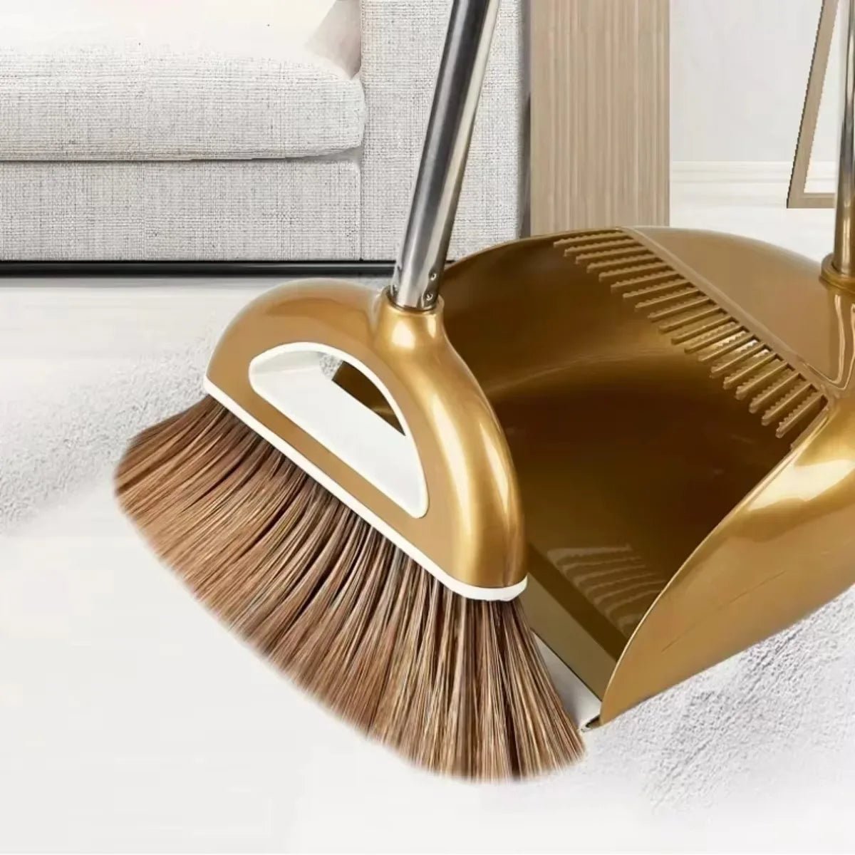 HOMEFOLD – Magic Broom and Plastic Dustpan Sweeper Set Home Accessories