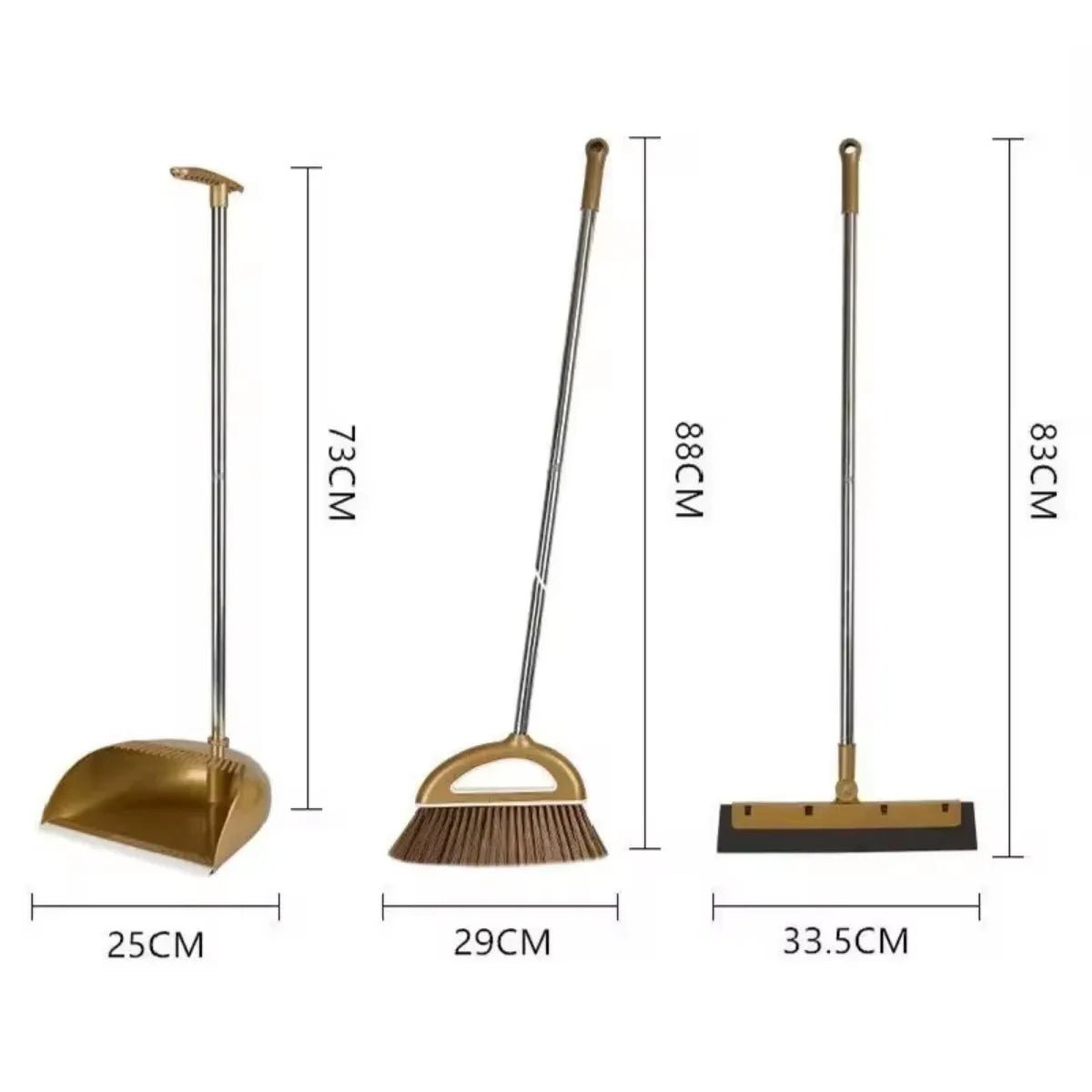 HOMEFOLD – Magic Broom and Plastic Dustpan Sweeper Set Home Accessories