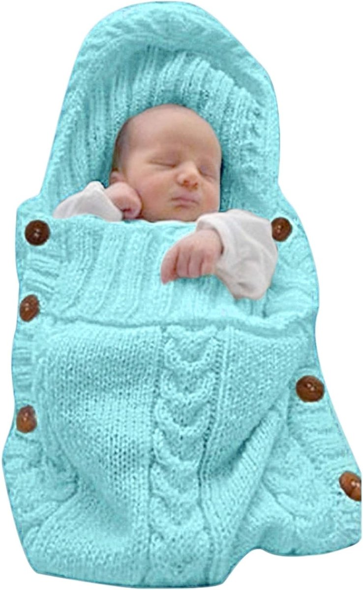 Hugnest Baby Wrap – Beige Newborn Blanket – Soft Sleeping Bag for Warmth and Comfort