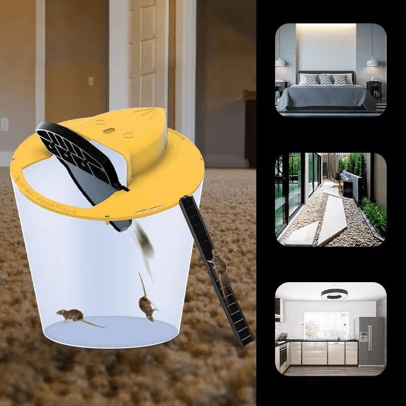 ECOCATCH – Humane Bucket Lid Mouse Trap for Multi-Catch & Release