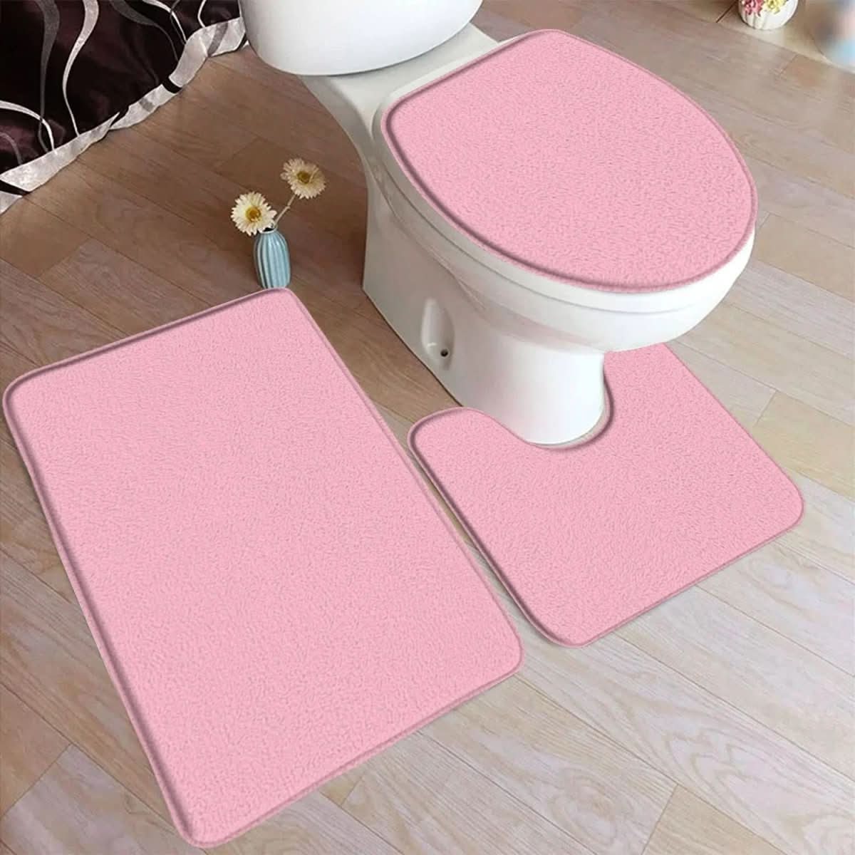 HydraMat – 3-Piece Non-Slip Bathroom Mat Set for Comfort & Safety