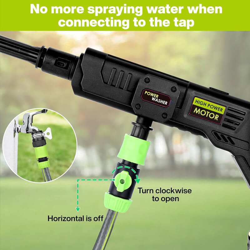 1200PSI Cordless Pressure Washer Pro with 2 Batteries