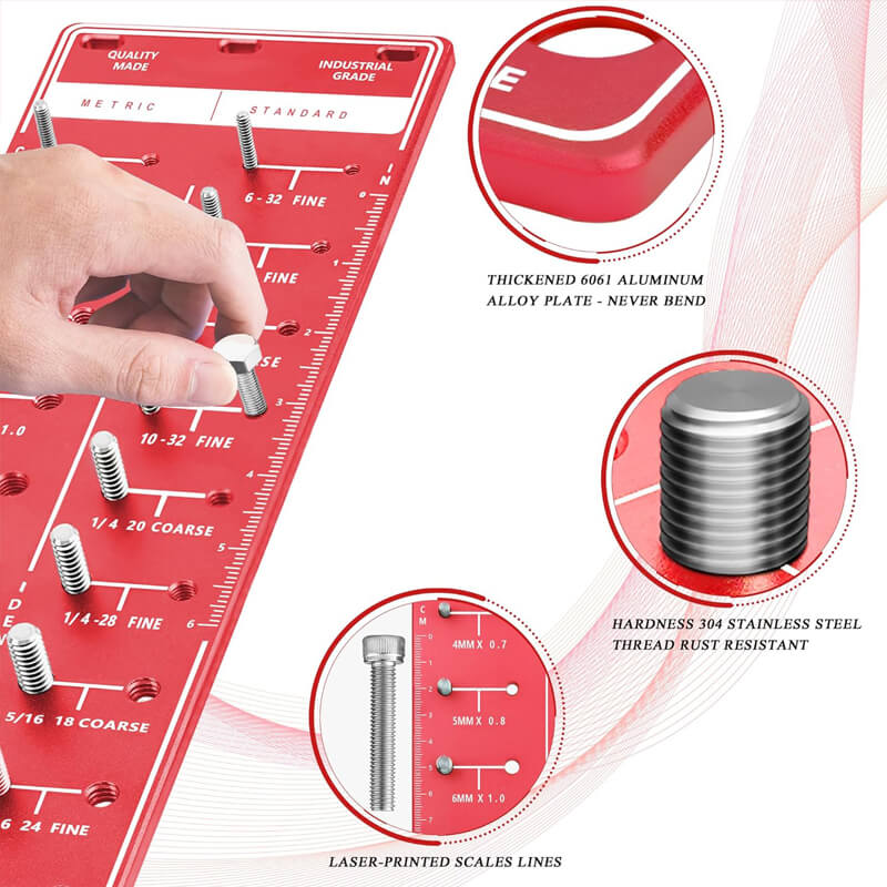 Nut and Bolt Thread Checker