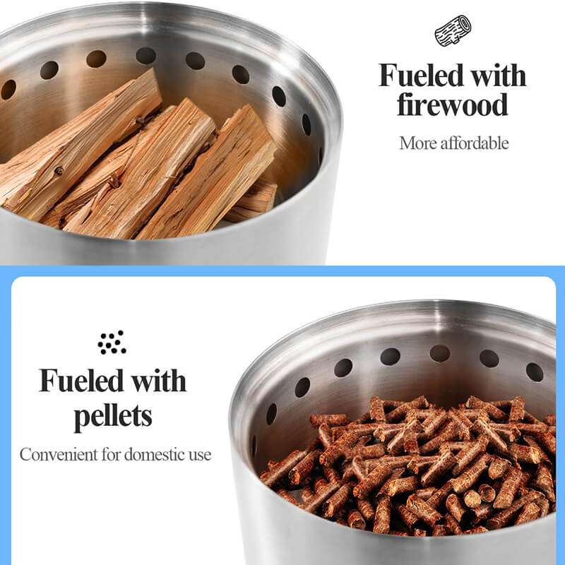 Smokeless Portable Tabletop Fire Pit - campstove