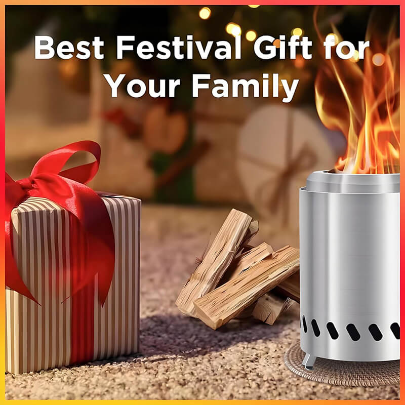 Smokeless Portable Tabletop Fire Pit - campstove
