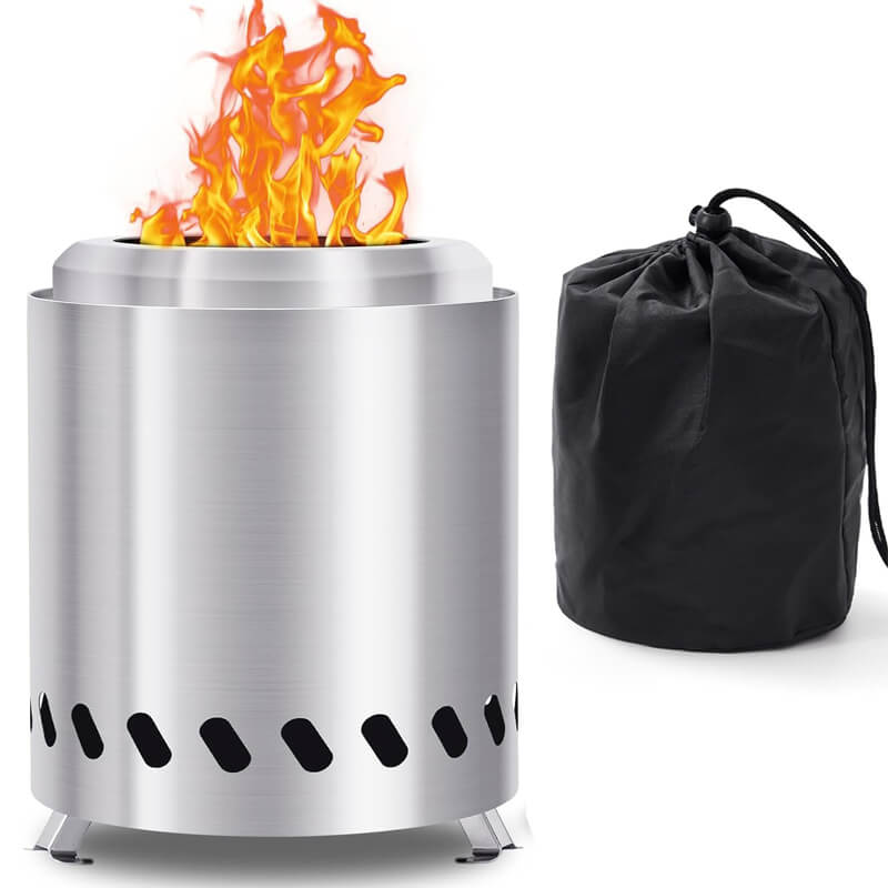 Smokeless Portable Tabletop Fire Pit - campstove