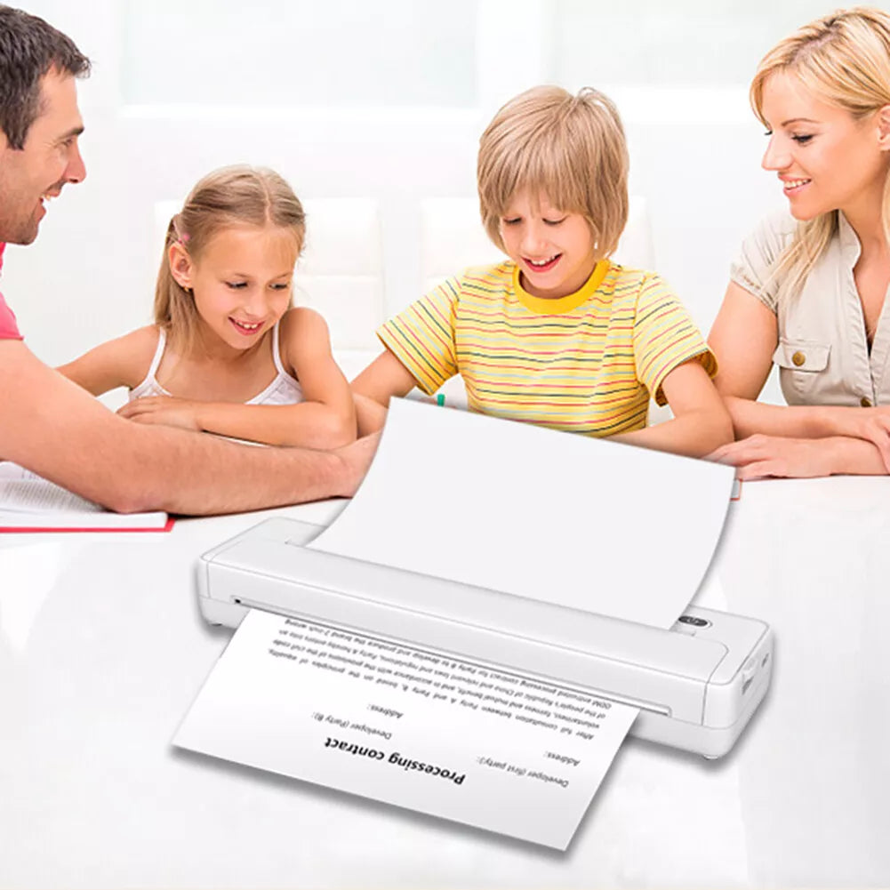 Wireless Bluetooth Inkless Thermal Printer
