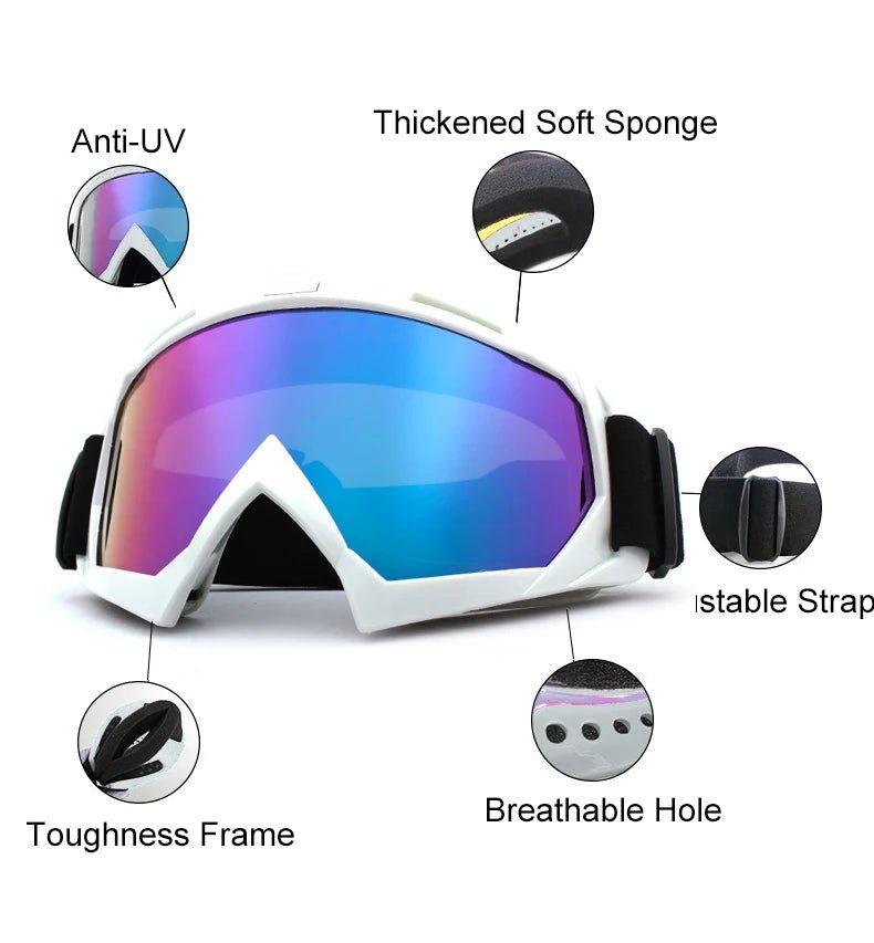 ICEVISION – Windproof Anti-Fog Ski Goggles for Clear Winter Vision