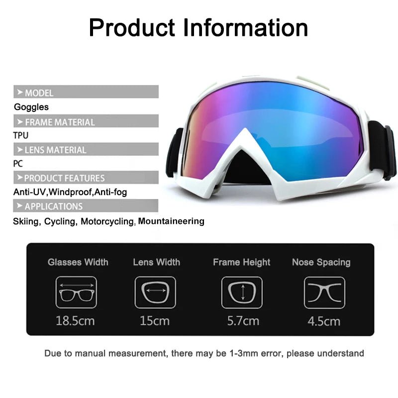 ICEVISION – Windproof Anti-Fog Ski Goggles for Clear Winter Vision