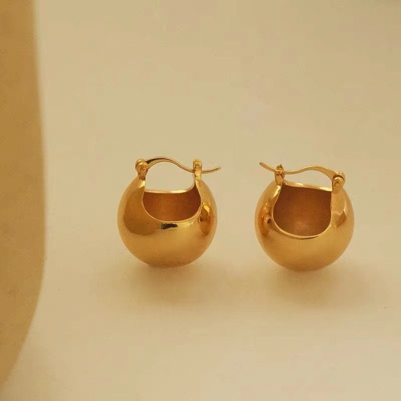 Classic Huggie Hoop Earrings