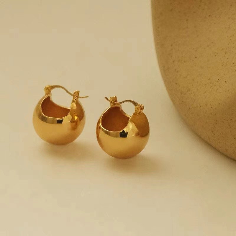 Classic Huggie Hoop Earrings