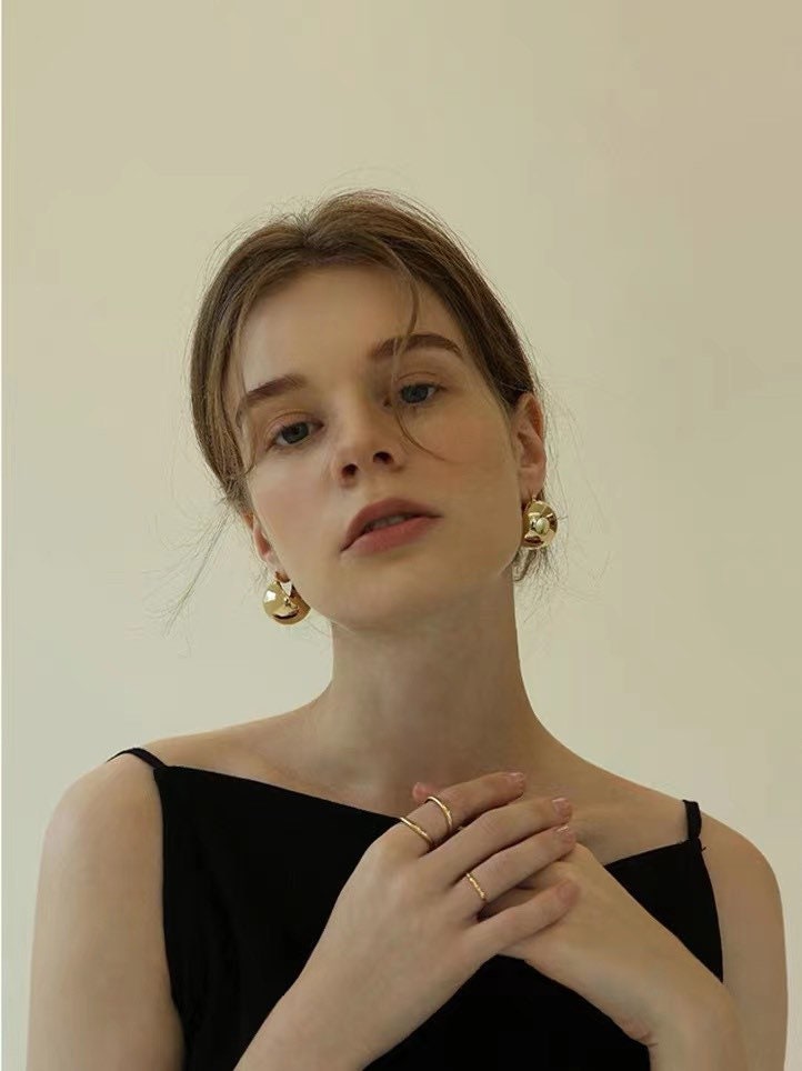 Classic Huggie Hoop Earrings