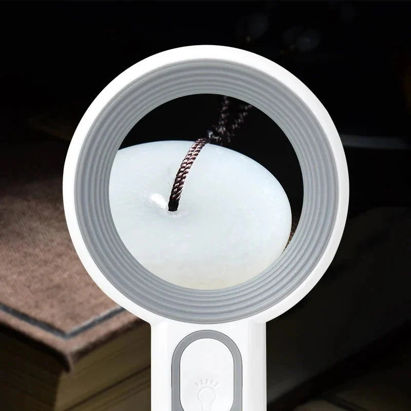 ILLUMIVUE – Rechargeable 12X LED Magnifying Glass