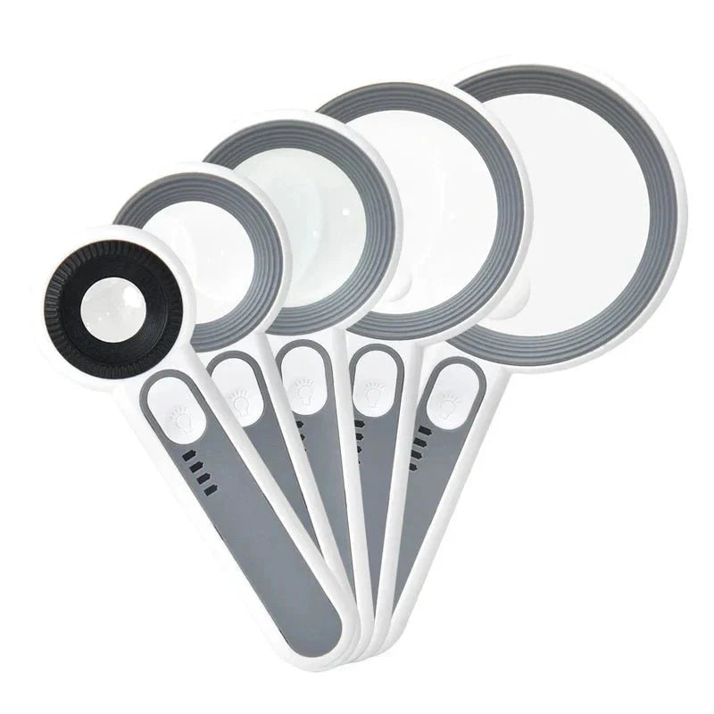 ILLUMIVUE – Rechargeable 12X LED Magnifying Glass