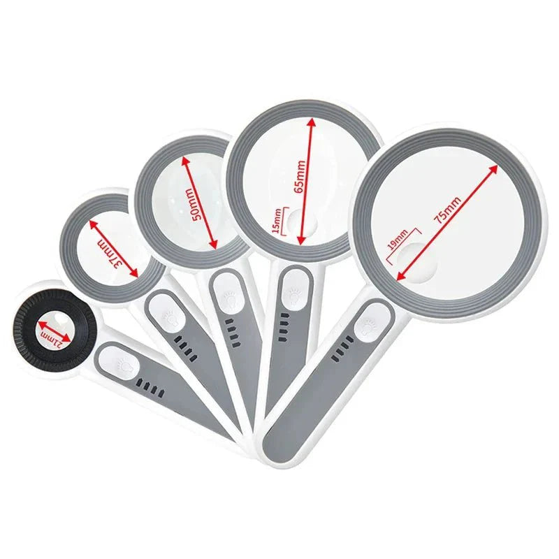 ILLUMIVUE – Rechargeable 12X LED Magnifying Glass