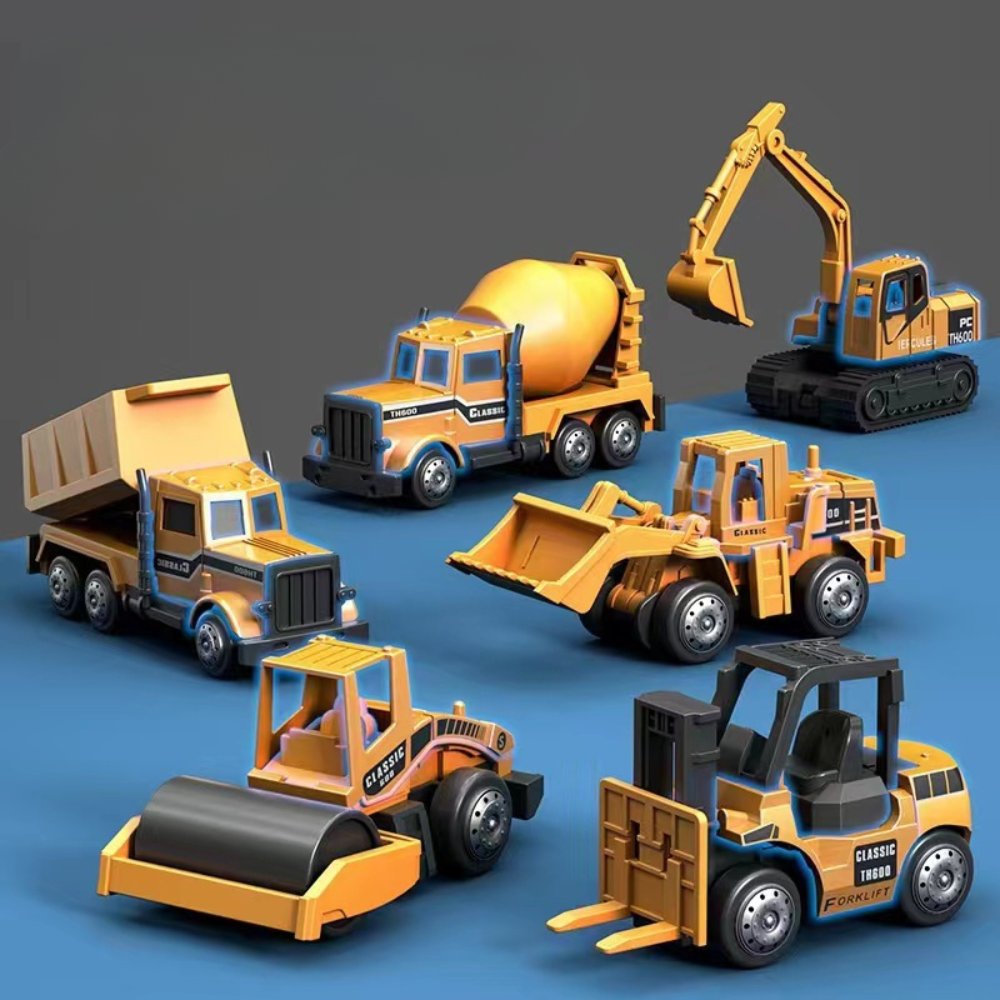 Construction Toy Set Crane Truck Play Vehicles