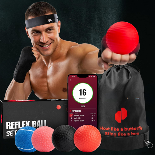 Boxing Reflex Ball Training Set Headband Hand Eye Coordination Tool