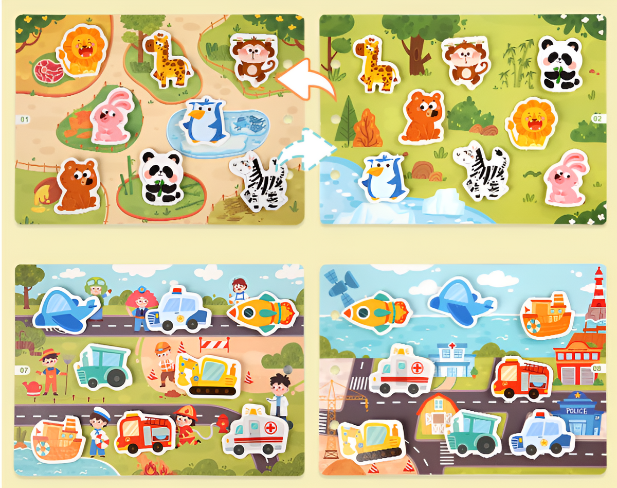 Montessori Busy Sticker Book