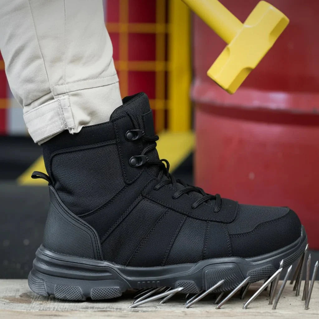 INDUSTRIX – Indestructible Work Boots with Steel Toe Protection