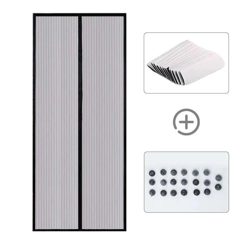 INSECTRA – Magnetic Screen Door Curtain with Easy Auto-Close