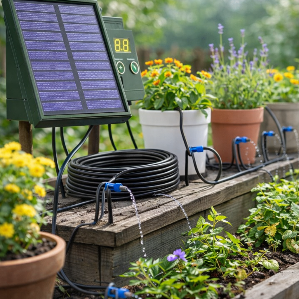 IRRIGEN – Smart Solar Drip Irrigation for Small Gardens