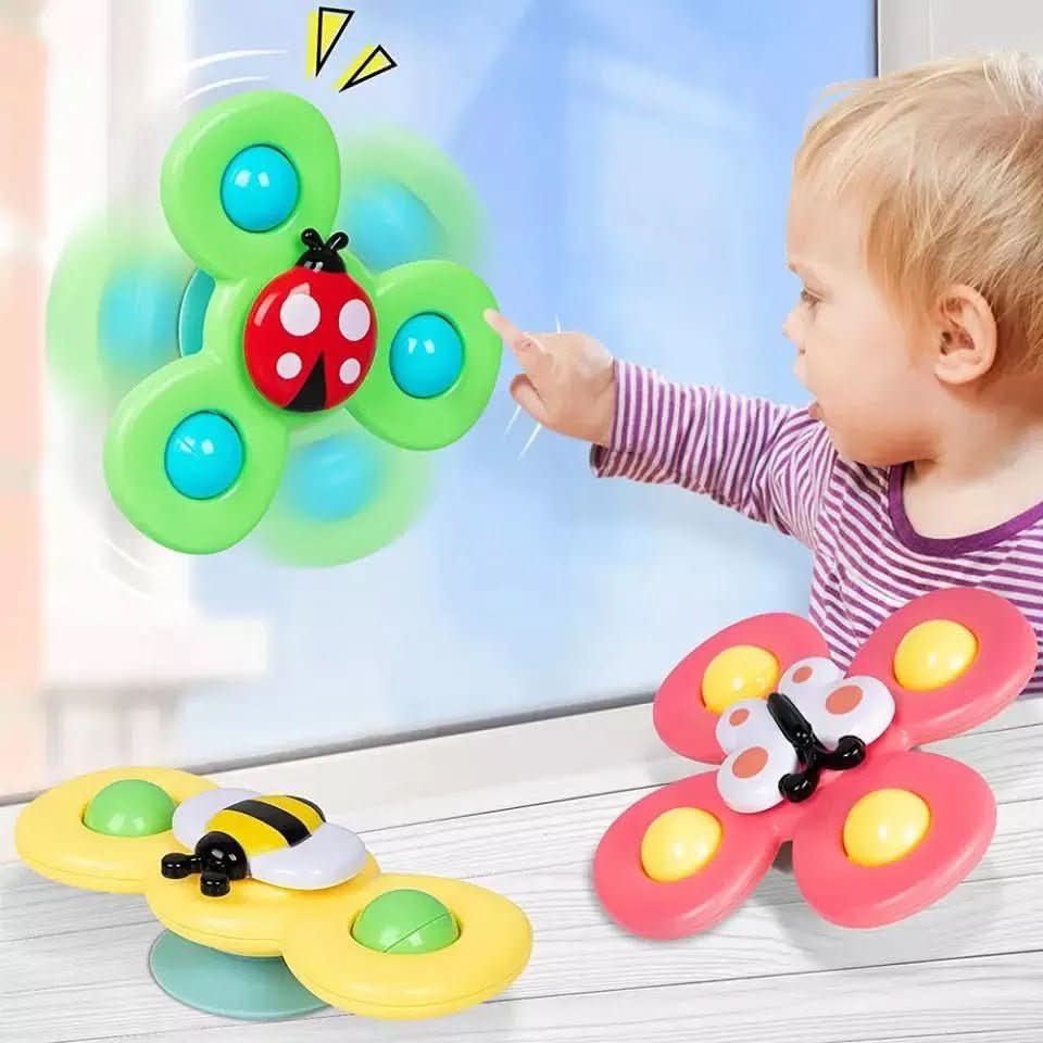 Kiddova – Colorful Bath Fidget Spinner with Cute Insect Design