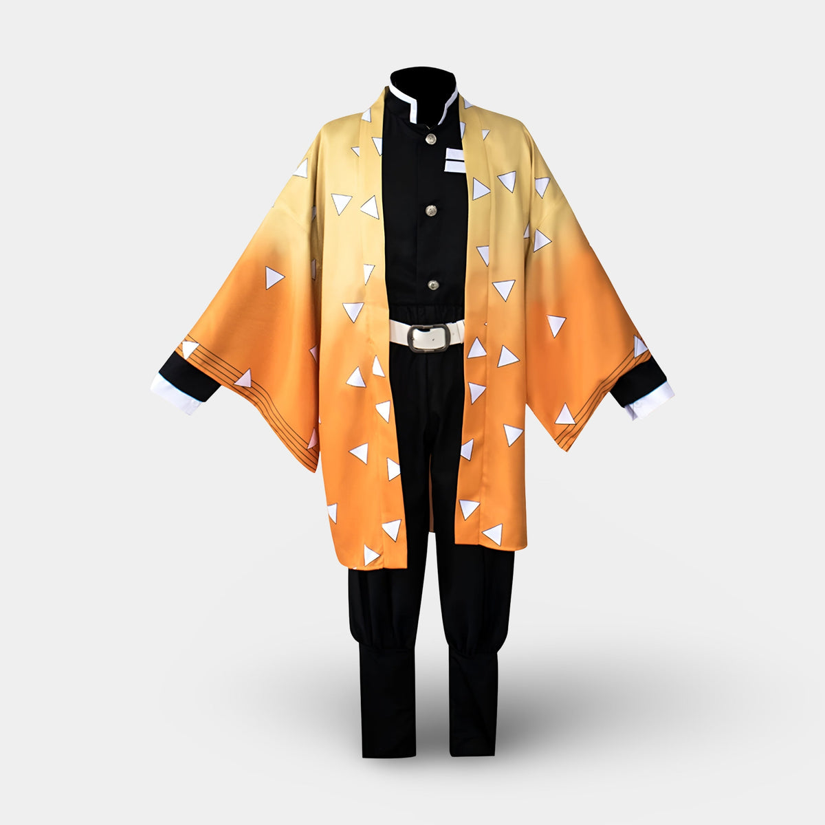Kids' Halloween Anime Cosplay Costume with Haori Jacket and Fox for Character Party Dress-Up