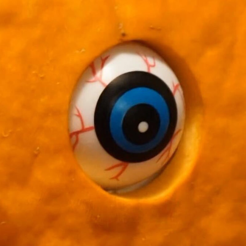 Kids' Halloween Jack O Lantern Pumpkin Decor with Animatronic Moving Eyes for Scary Party Prop