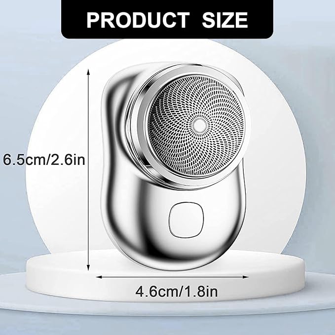 Mini Portable Shaver | Compact and Cordless Electric Shaving Device