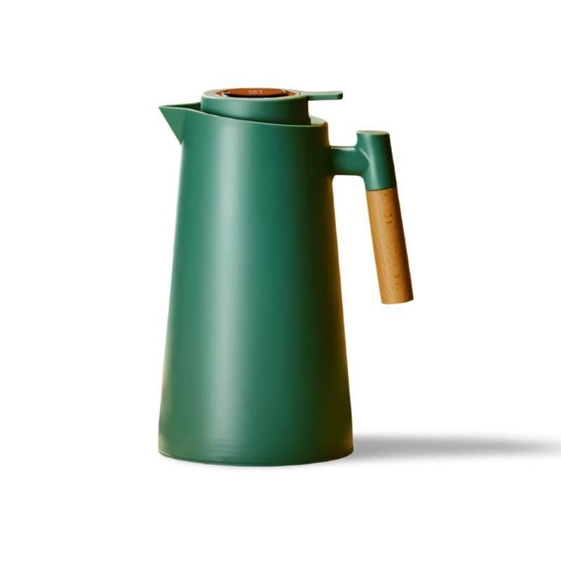 Lattea – Thermal Jug with Temperature Display, Leak-Proof Design & Wooden Handle